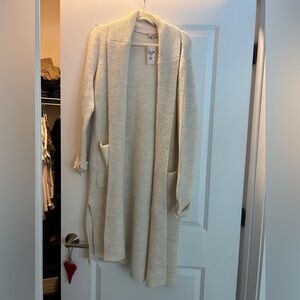 ETAM Cream Open-Front Sweater